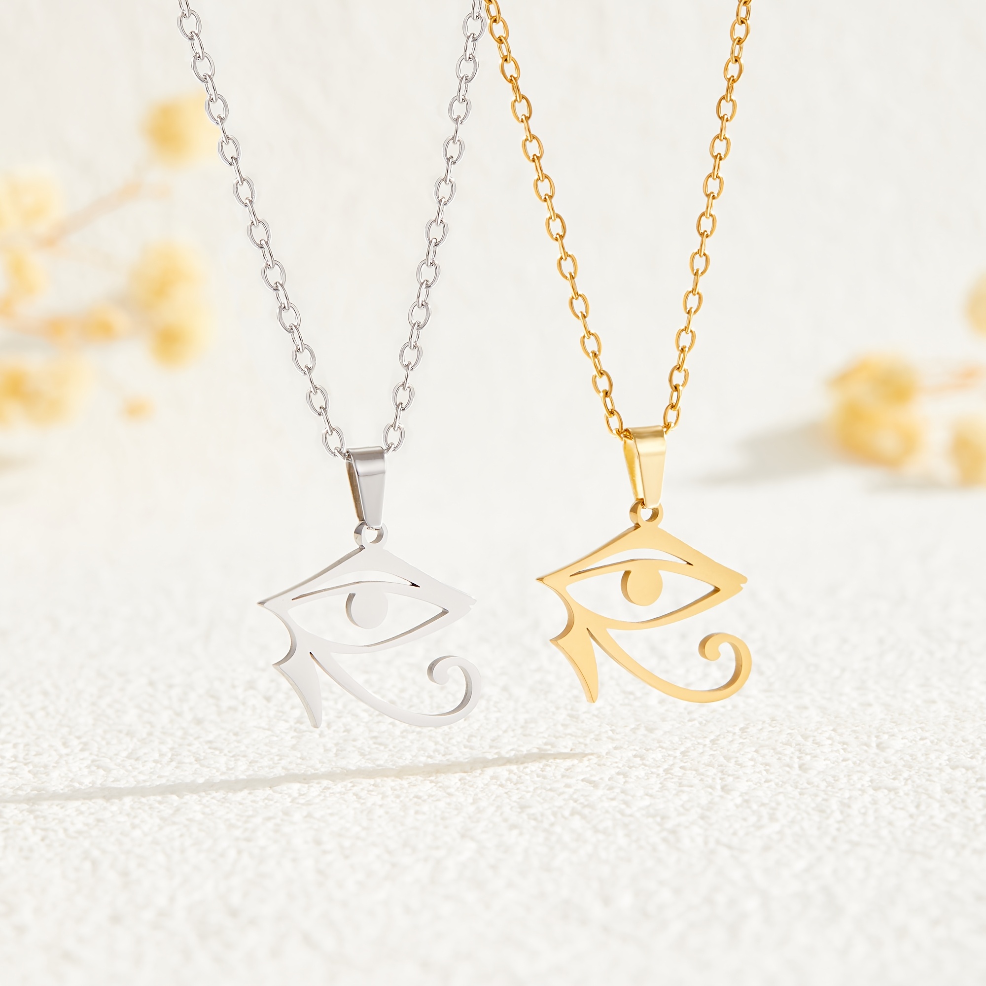 Horus Eye Necklace — 304 Stainless Steel Jewelry Gift